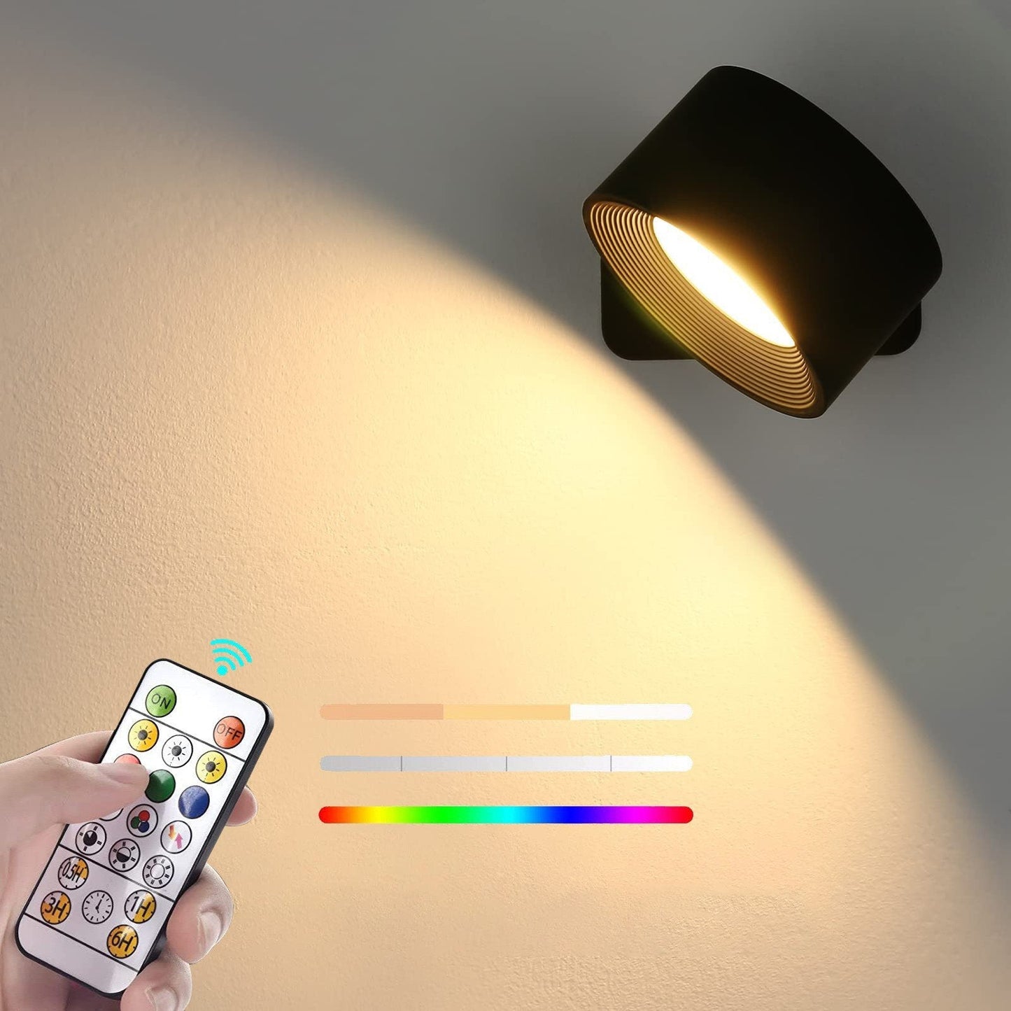 360° Wall Light - Wireless Charging Wall Light