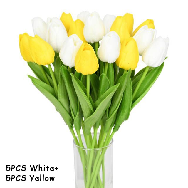 🌷High Quality Artificial Latex Tulips(PCS 10)