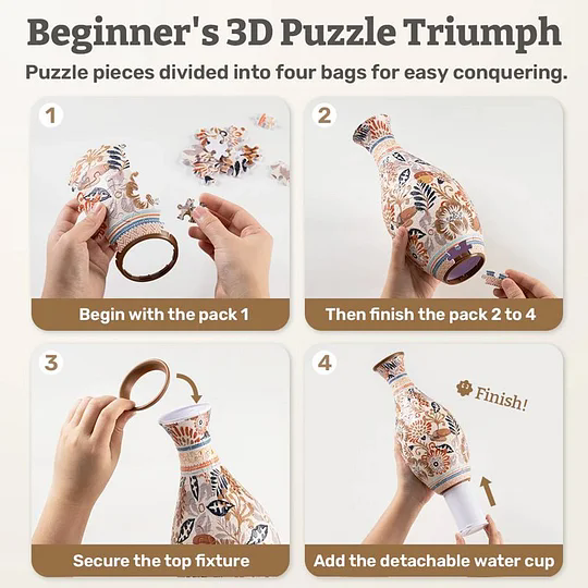 π3D Jigsaw Puzzle Vase