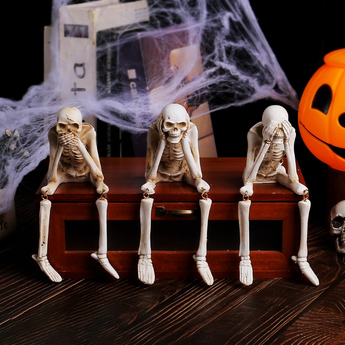 👻Halloween Fireplace Simulation Skull Combination