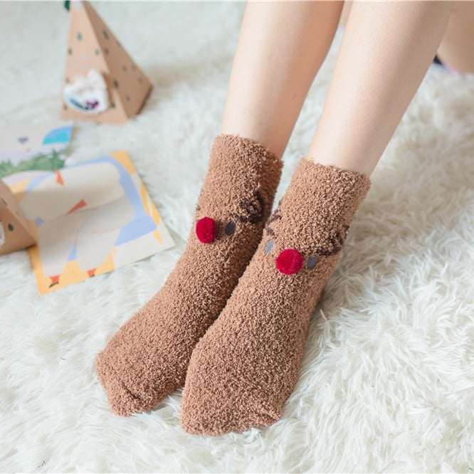 🎄Christmas Sale 49% OFF🎁Cute Christmas Style Thickened Warm Socks