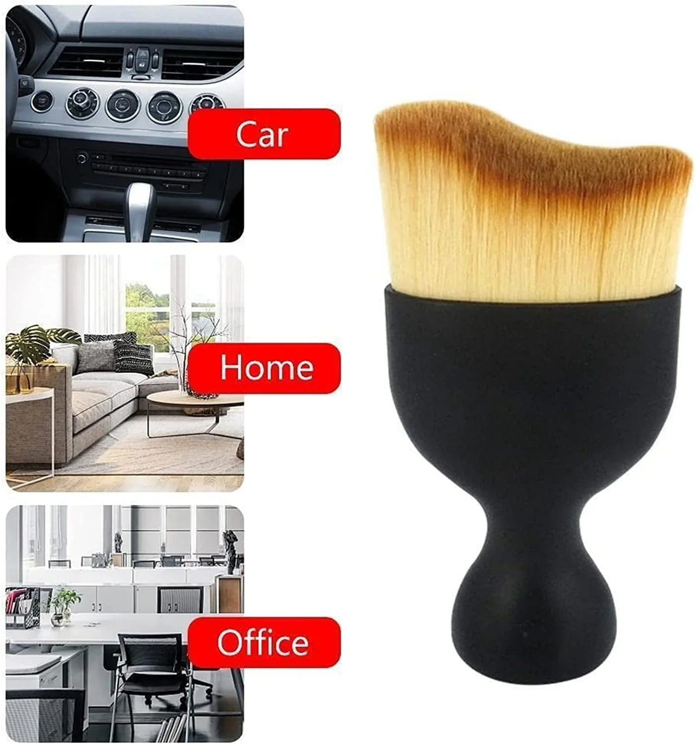 Exclusive Logo CustomizationšCar Interior Cleaning Multi-Tool Brush(2PCS)