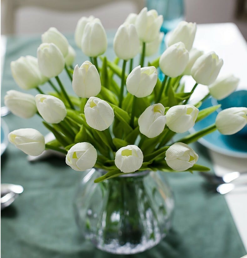 🌷High Quality Artificial Latex Tulips(PCS 10)