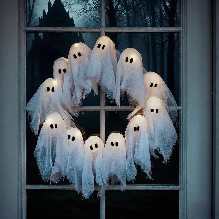 🎃Ghosts Wreath