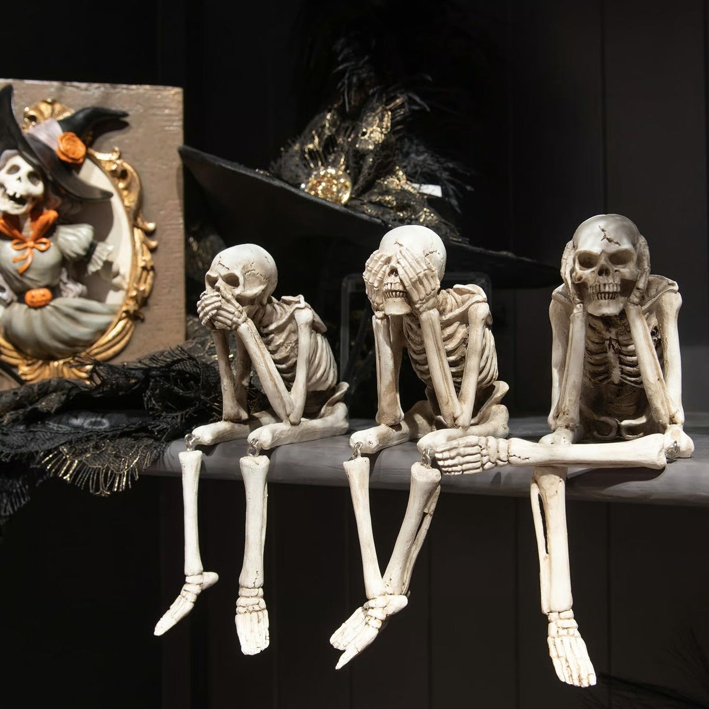 👻Halloween Fireplace Simulation Skull Combination