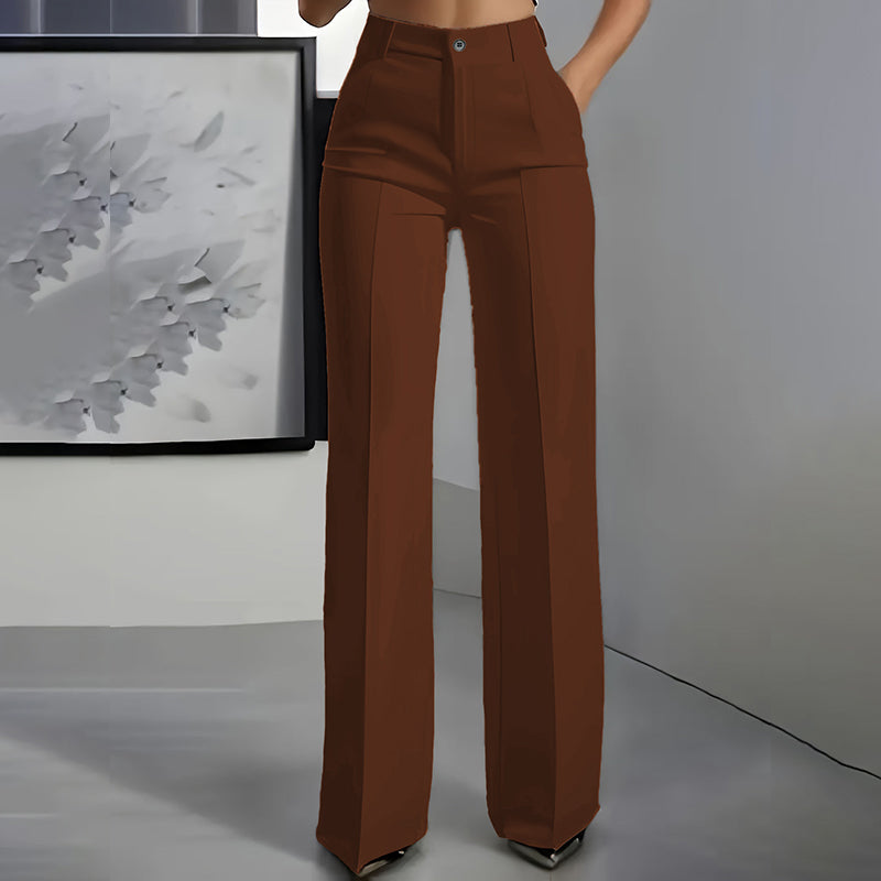 💓Women's High-Waisted Slim Formal Pants