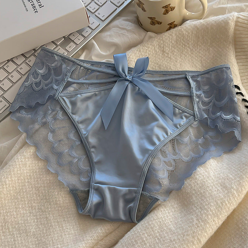 š„Buy 1 Get 2 Free - Sexy Satin Transparent Hollow Lace Panties