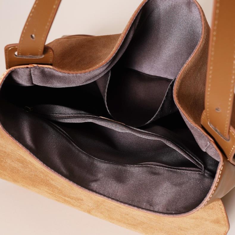 Fashionable casual all-match genuine leather shoulder bag for women