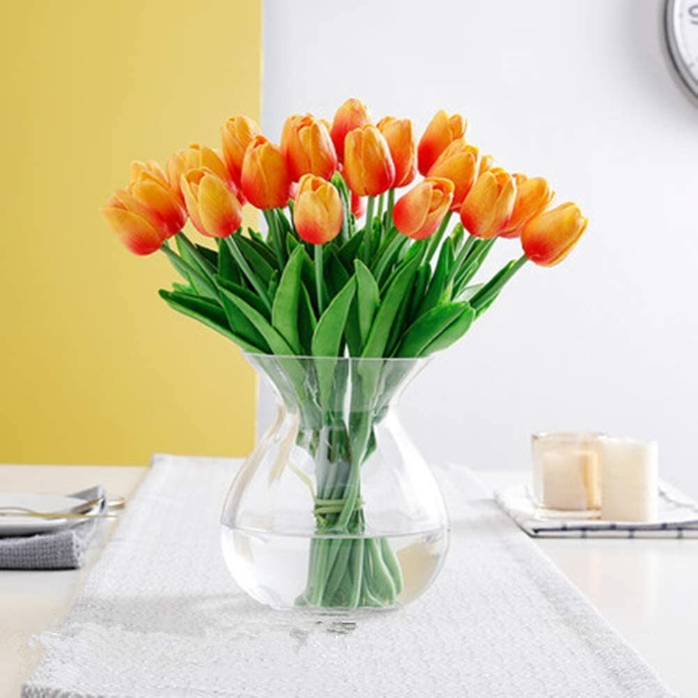 🌷High Quality Artificial Latex Tulips(PCS 10)