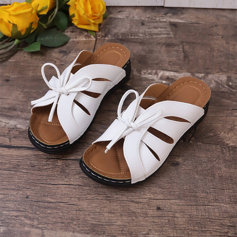 π‘ Women's Comfort Bowtie Slide Sandals