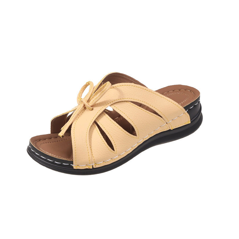 π‘ Women's Comfort Bowtie Slide Sandals