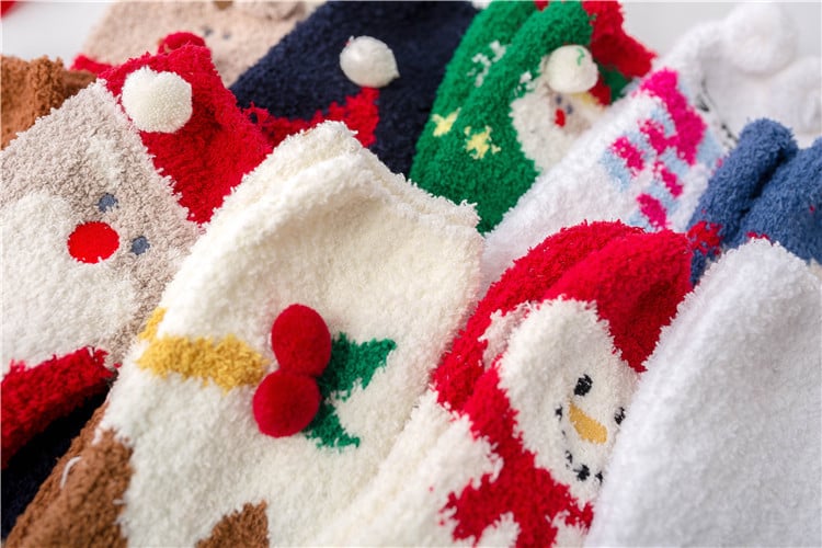 🎄Christmas Sale 49% OFF🎁Cute Christmas Style Thickened Warm Socks