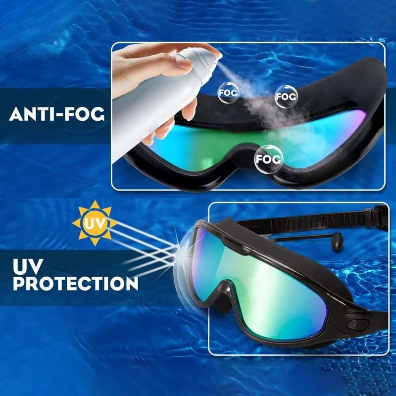 💥Wide View Anti Fog Swimming Goggles
