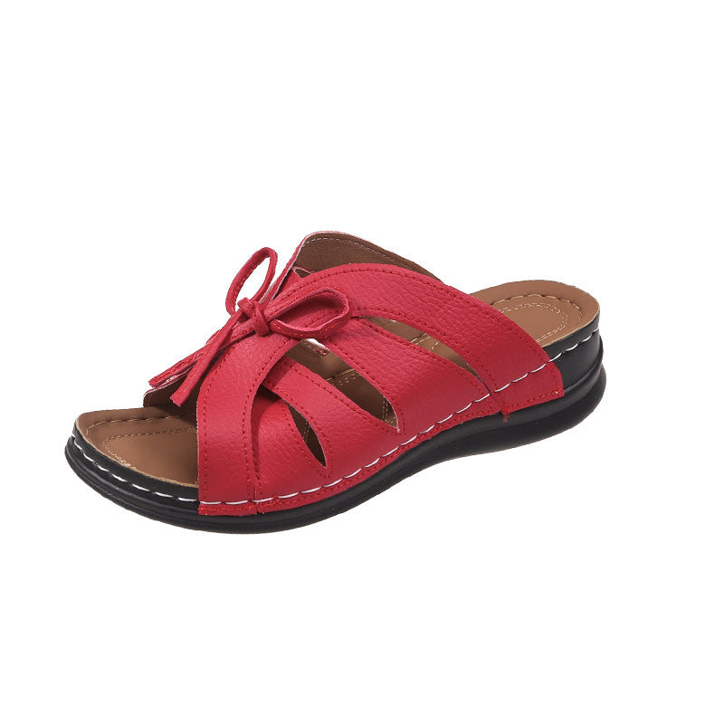 π‘ Women's Comfort Bowtie Slide Sandals