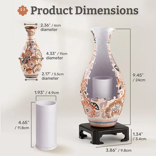 π3D Jigsaw Puzzle Vase
