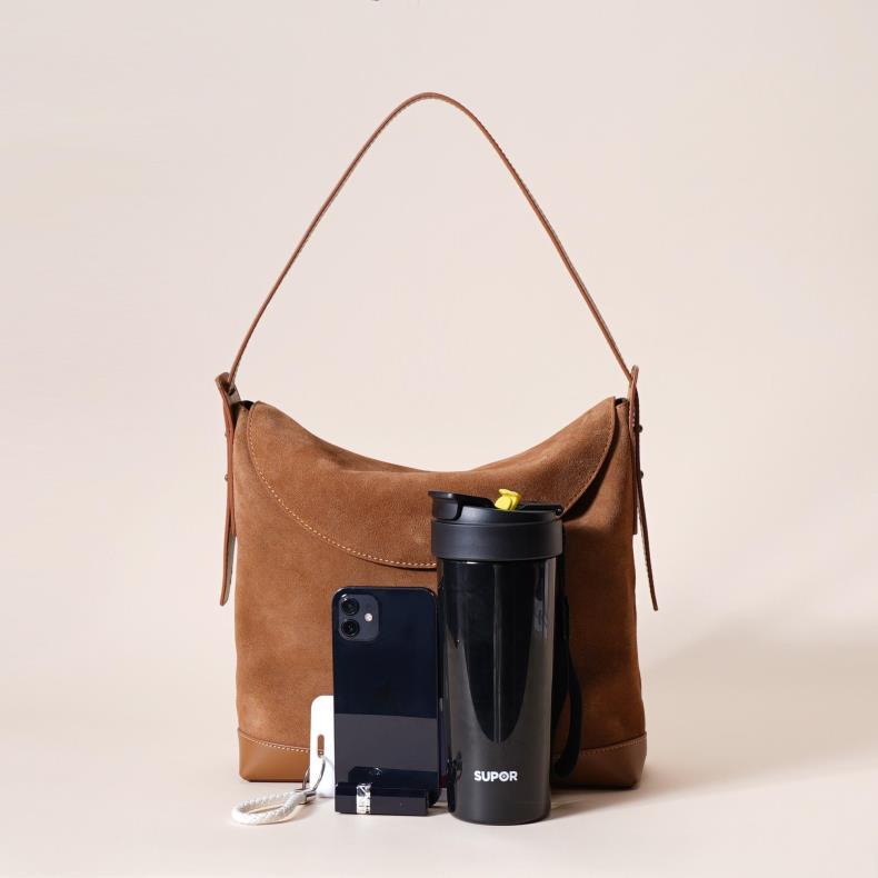 Fashionable casual all-match genuine leather shoulder bag for women