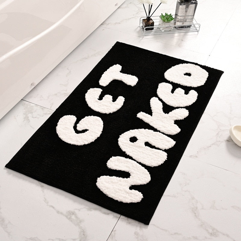 "Get Naked" Bath Rug