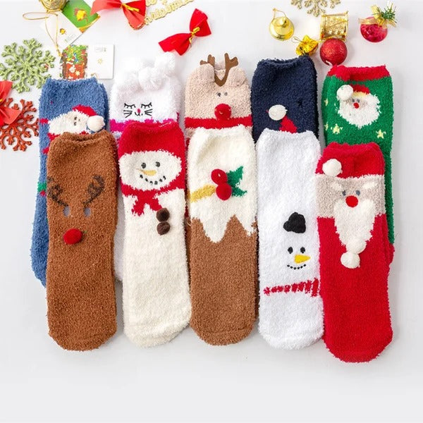 🎄Christmas Sale 49% OFF🎁Cute Christmas Style Thickened Warm Socks