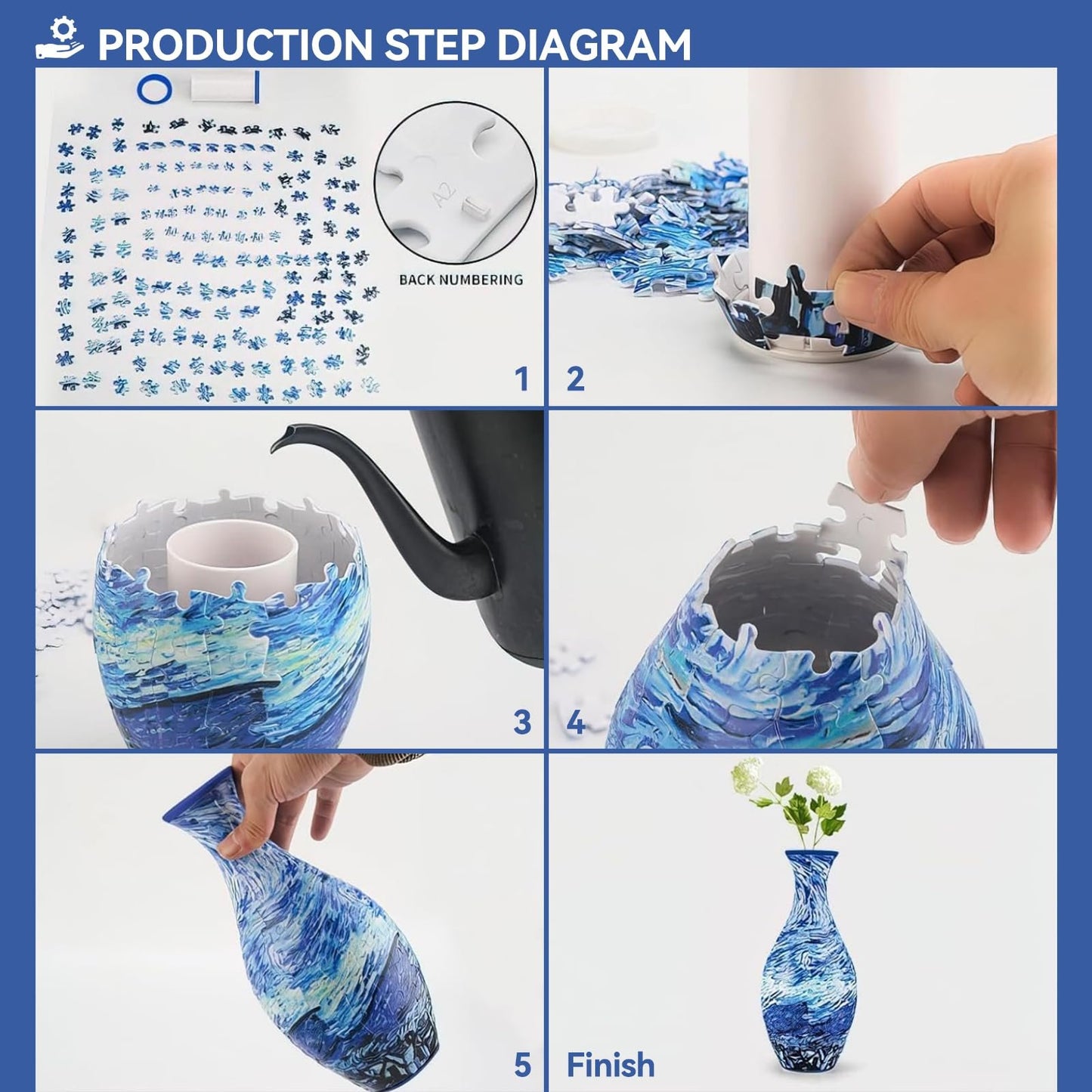 π3D Jigsaw Puzzle Vase