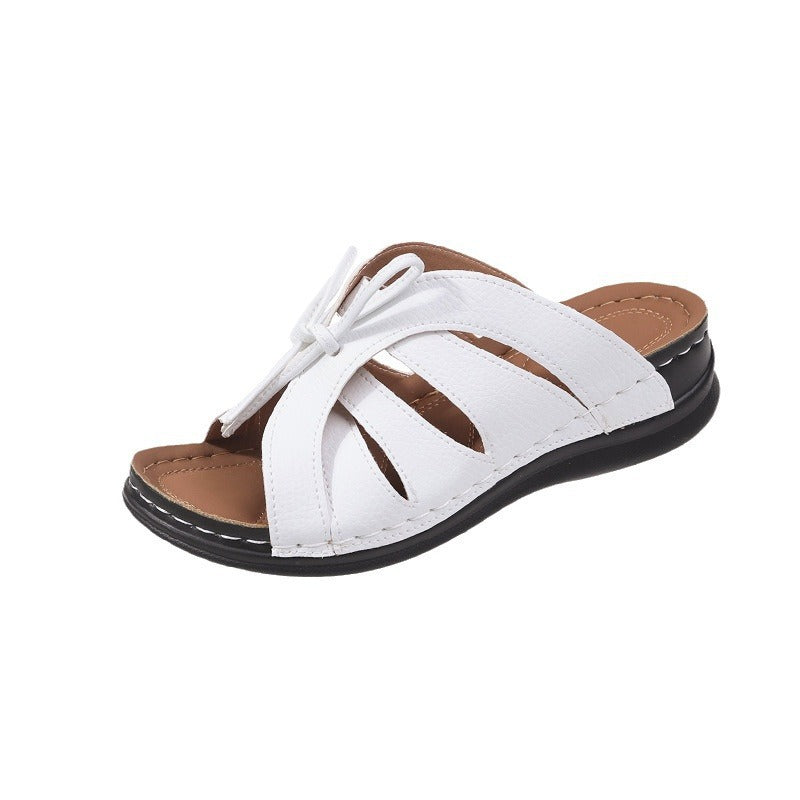 π‘ Women's Comfort Bowtie Slide Sandals