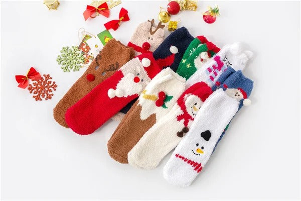 🎄Christmas Sale 49% OFF🎁Cute Christmas Style Thickened Warm Socks