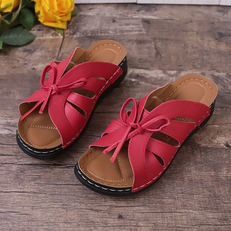 π‘ Women's Comfort Bowtie Slide Sandals