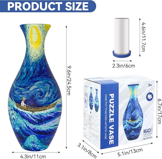 π3D Jigsaw Puzzle Vase