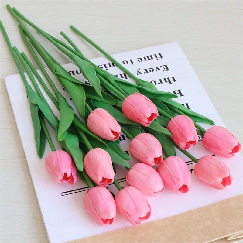 🌷High Quality Artificial Latex Tulips(PCS 10)