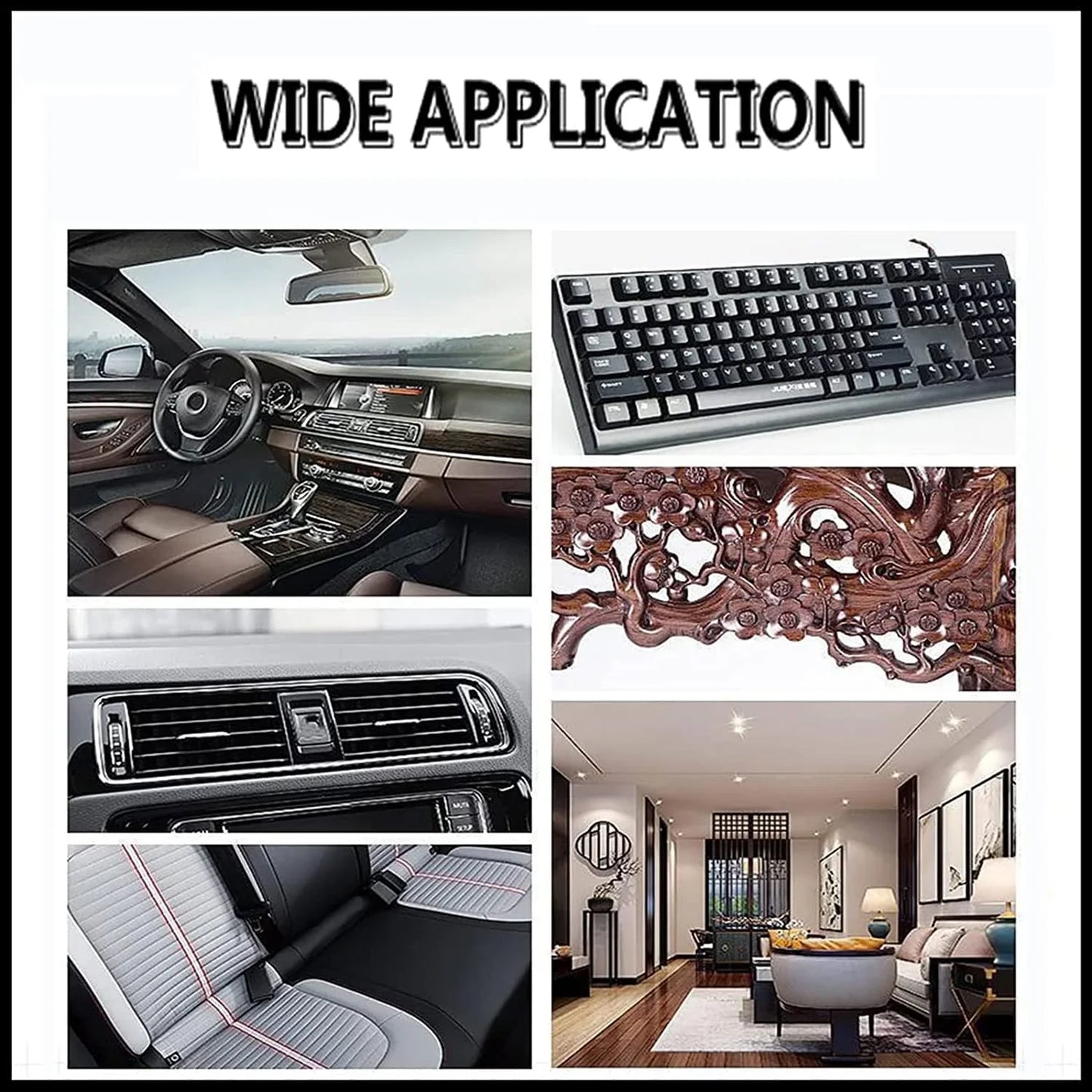 Exclusive Logo CustomizationšCar Interior Cleaning Multi-Tool Brush(2PCS)
