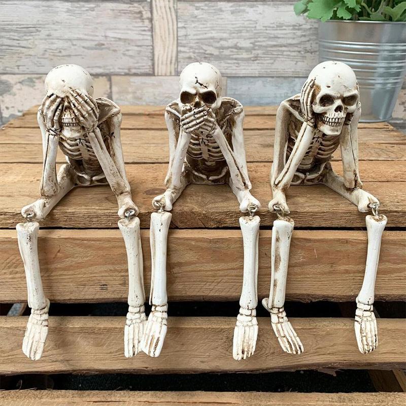 👻Halloween Fireplace Simulation Skull Combination