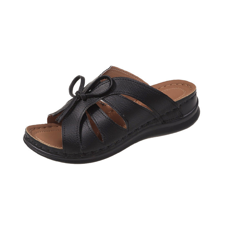 π‘ Women's Comfort Bowtie Slide Sandals