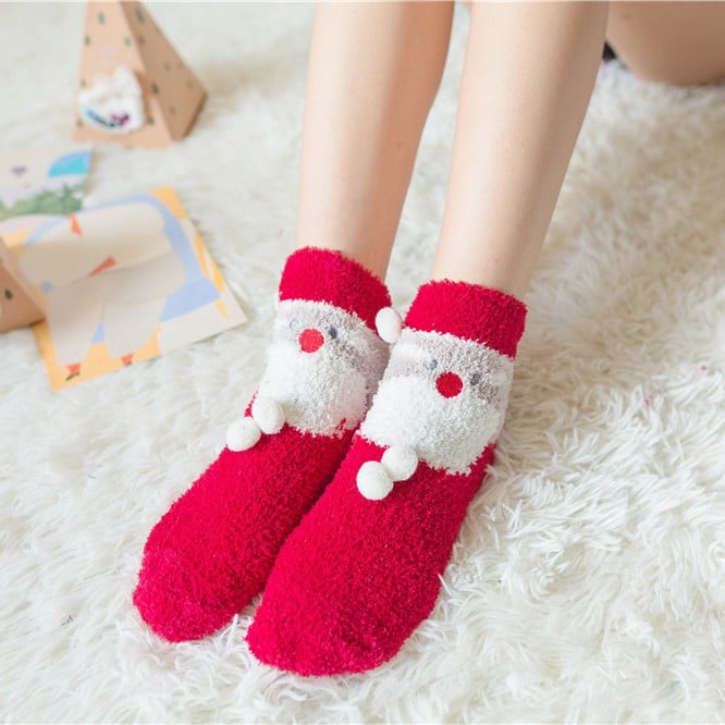 🎄Christmas Sale 49% OFF🎁Cute Christmas Style Thickened Warm Socks