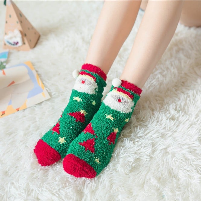 🎄Christmas Sale 49% OFF🎁Cute Christmas Style Thickened Warm Socks