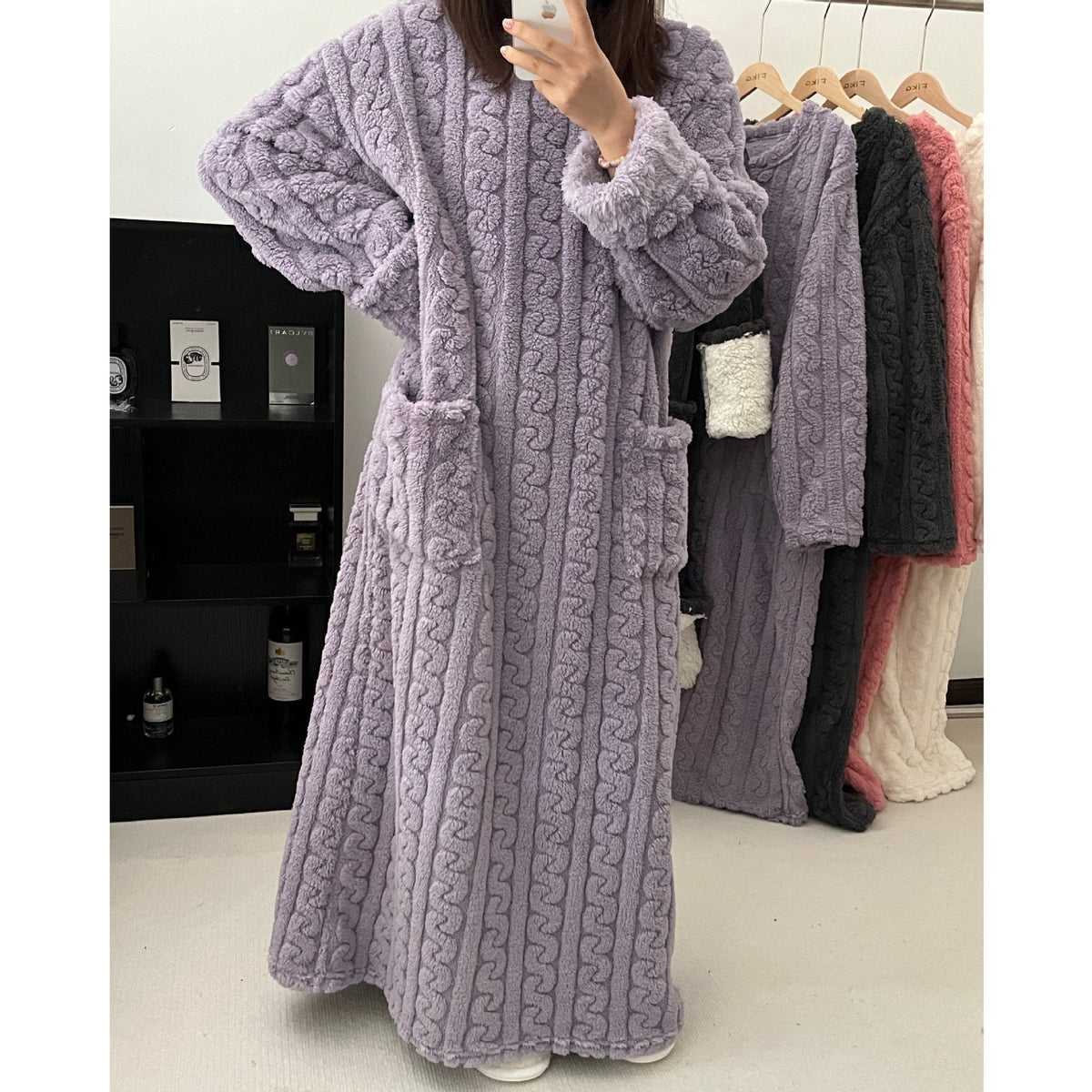 💟Winter Coral Velvet Home Clothes