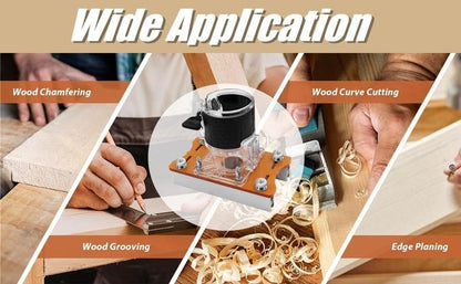 2-in-1 Invisible Fastening Nut Slotting Base