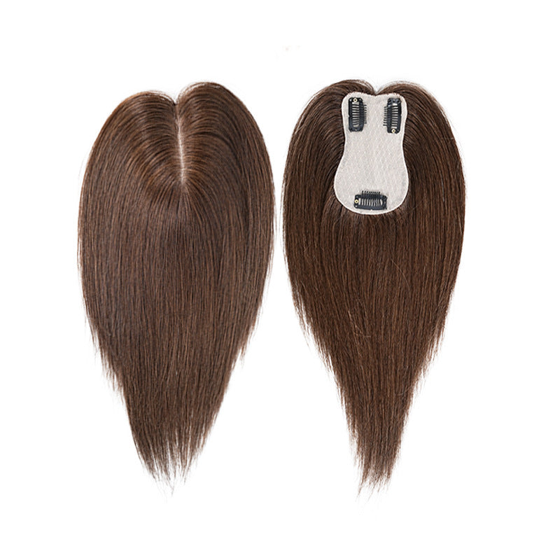 👩Women's Clip-in Hair Topper — 100% Remy Human Hair Crown Piece