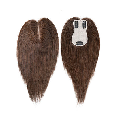 👩Women's Clip-in Hair Topper — 100% Remy Human Hair Crown Piece