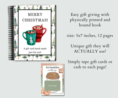 🎄📚Christmas Gift Card Book🎁Surprises On Every Page📚Hardcover & Durability Line