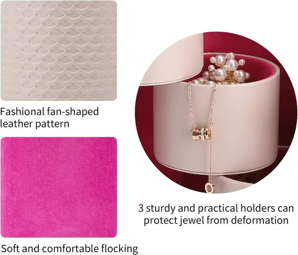 🔥Hot Sale50% OFF😍Portable cylindrical multi-layer jewelry box