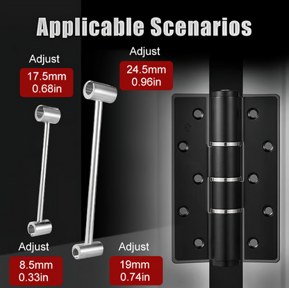 Align-Lock Hinge Gap Adjustment Locks