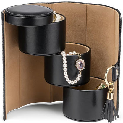 🔥Hot Sale50% OFF😍Portable cylindrical multi-layer jewelry box