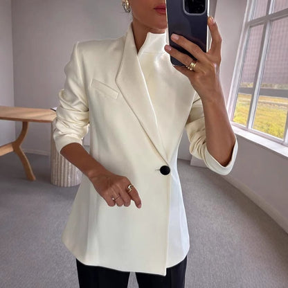 Satin Chic Blazer Magic