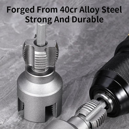 🔩Integrated Internal & External Pipe Threading Tool