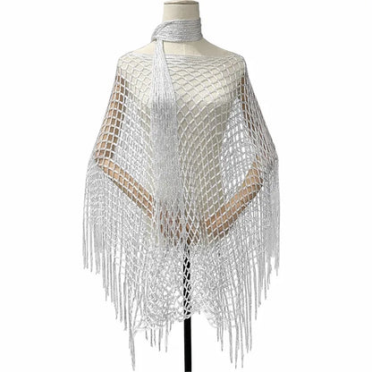 💐Summer Metallic Crochet Cover-Up – Lightweight, Flowy & Effortlessly Stylish summer outfit