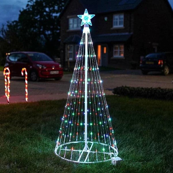 Multi-Color LED Animated Outdoor Christmas Tree