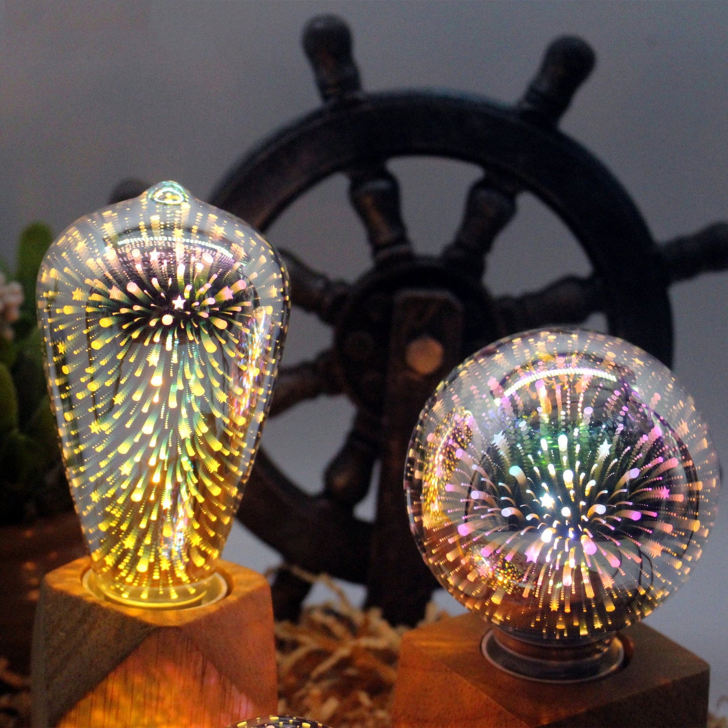 3D Fireworks LED Light Bulb