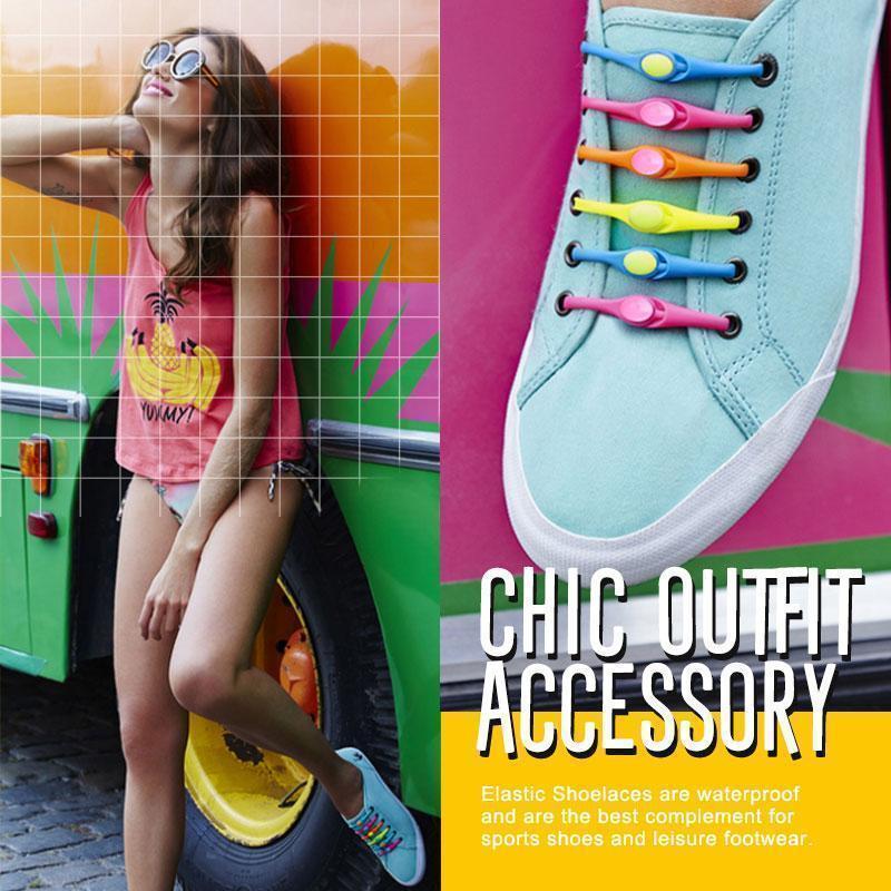 🎀No-Tie Elastic Shoelaces Comfort Flexible