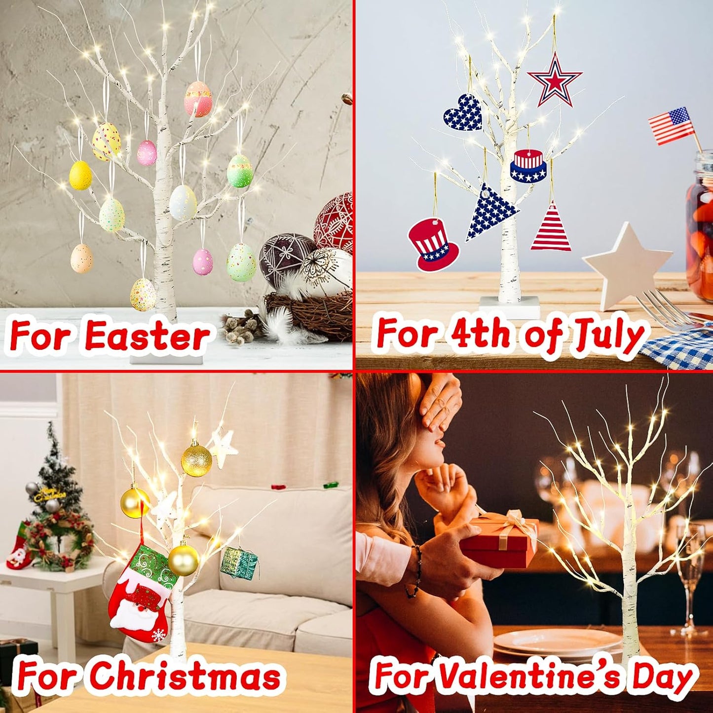 mrostoTM-🌟Birch Tree With LED Lights🎄