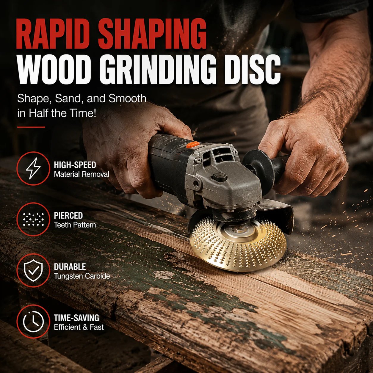 Wood Carving Disc Set