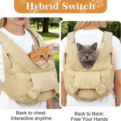 Pet Carrier Vest – Hands-Free Comfort for Small Dogs and Cats